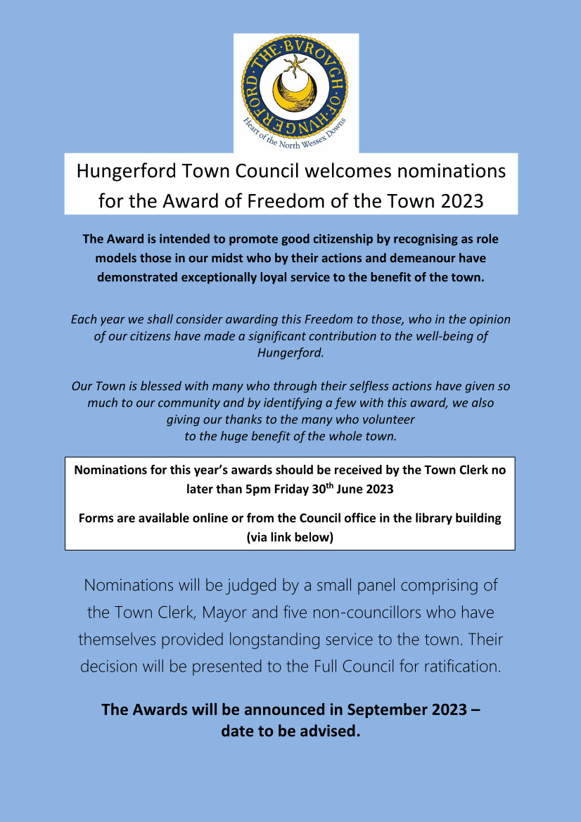 Freedom of Hungerford 2023